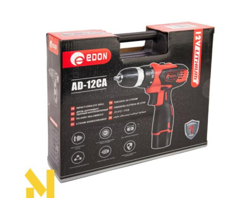 Шуруповерт акумуляторний Edon AD-12CA