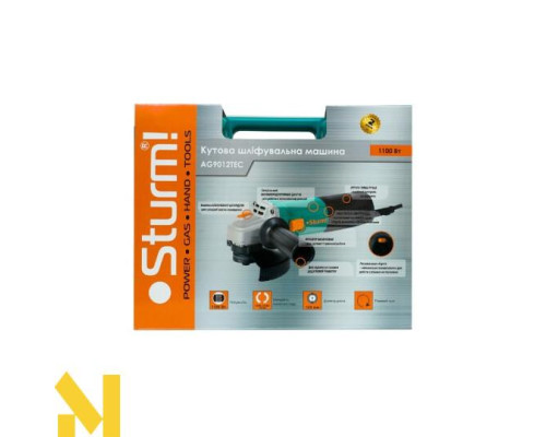 Болгарка (кутова шліфмашина) Sturm AG9012ТЕС