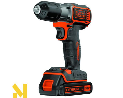 Акумуляторний дриль- шуруповерт Black&Decker ASD184K