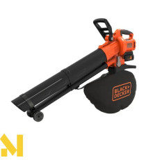 Пилосос-повітродувка садова акумуляторна Black&Decker BCBLV3625L1