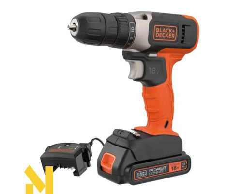 Дриль-шуруповерт акумуляторний Black&Decker BCD001C1