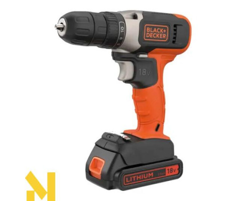 Дриль-шуруповерт акумуляторний Black&Decker BCD001C1