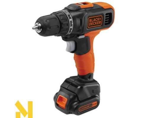 Дриль-шурупокрут акумуляторний BLACK&DECKER BCD7122CK