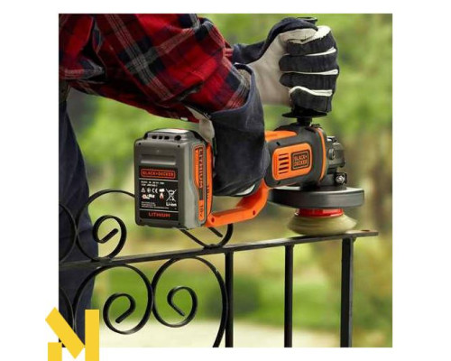 Болгарка (кутова шліфмашина) акумуляторна BLACK&DECKER BCG720M1