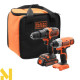 Набір з двох інструментів Black&Decker BCK21S1S