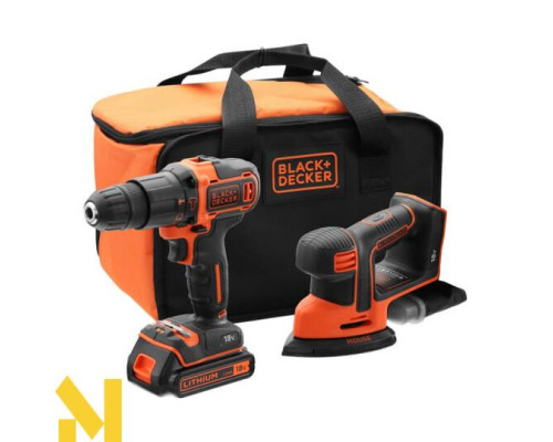 Набір з двох інструментів Black&Decker BCK23S1S