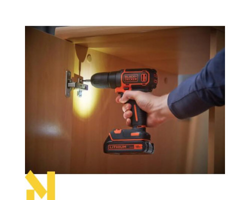 Дриль-шурупокрут акумуляторний BLACK&DECKER BDCD18