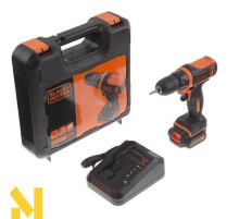 Акумуляторний дриль-шуруповерт Black&Decker BDCDD12K1