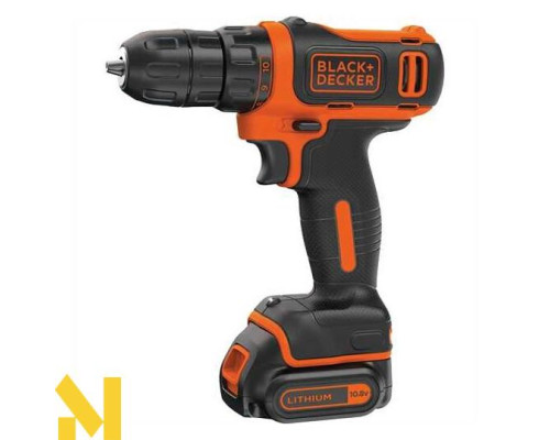 Акумуляторний дриль-шуруповерт Black&Decker BDCDD12K1В