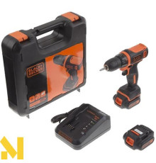 Акумуляторний дриль-шуруповерт Black&Decker BDCDD12K1В
