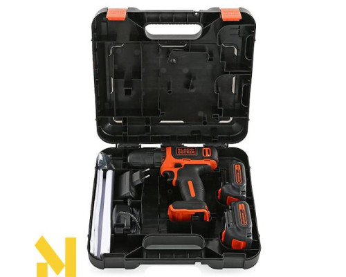 Акумуляторний дриль-шуруповерт Black&Decker BDCDD12KB