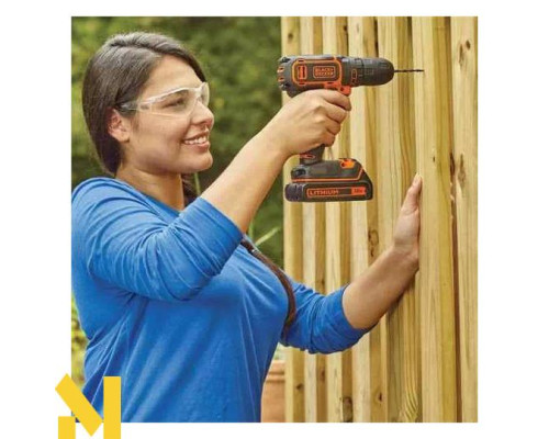 Дриль-шурупокрут акумуляторний BLACK&DECKER BDCDD186KB