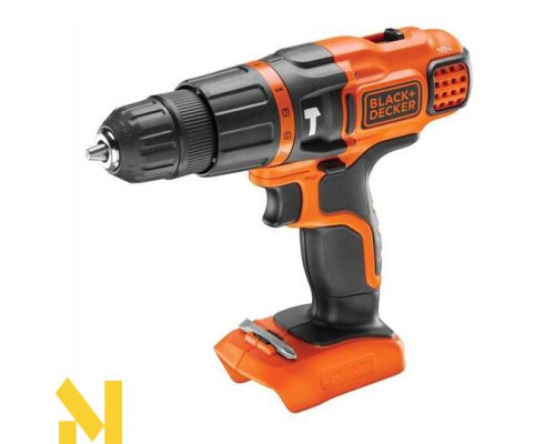 Дриль-шуруповерт ударний акумуляторний Black&Decker BDCH188N (без АКБ та ЗП)