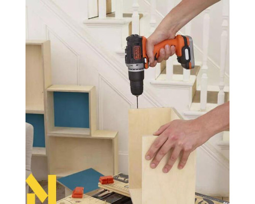 Набір інструментів акумуляторних BLACK&DECKER BDCK121S1S (BDCHD12S1 + BDCDS12N)