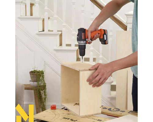 Набір інструментів акумуляторних BLACK&DECKER BDCK122S1S (BDCHD12S1 + BDCJS12N)