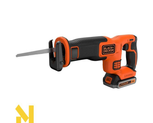 Пила шабельна акумуляторна BLACK+DECKER BDCR18E1
