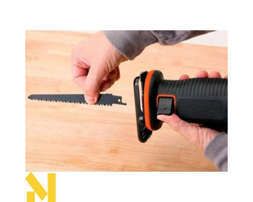 Пила шабельна акумуляторна BLACK+DECKER BDCR18E1