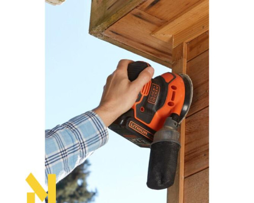 Шліфмашина ексцентрикова Black&DeckerBDCROS18N (без АКБ та ЗП)