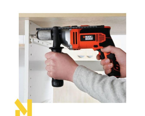 Дриль ударний Black&Decker BDK700K