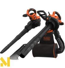 Пилосос-повітродувка садова електрична Black&Decker BEBLV301