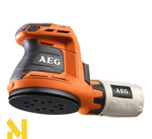 Шліфмашина ексцентрикова акумуляторна AEG BEX 18-125-0 (без АКБ та ЗП)