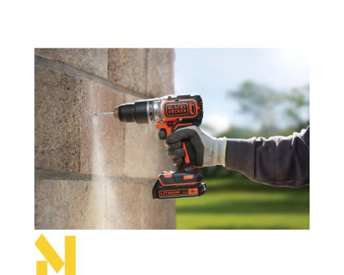 Дриль-шурупокрут ударний акумуляторний Black&Decker BL188N (без АКБ та ЗП)