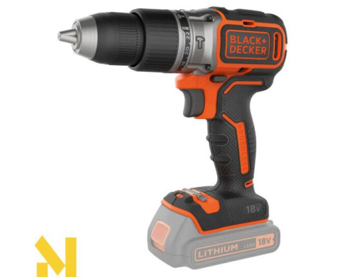 Дриль-шурупокрут ударний акумуляторний Black&Decker BL188N (без АКБ та ЗП)