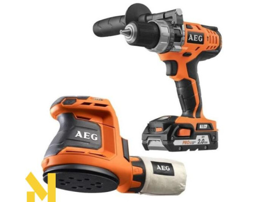 Комбо набір AEG BSB 18CBL + BEX 18-125 Li