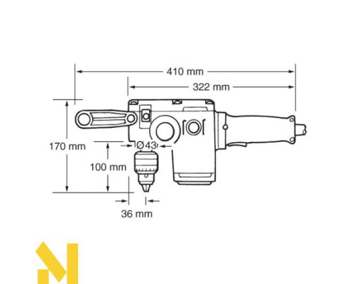 Дриль-міксер Makita DA6301