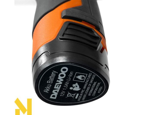Дриль-шуруповерт акумуляторний DAEWOO DAA 1210LI