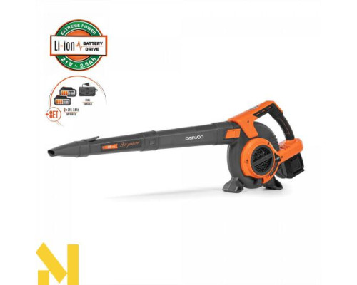 Пилосос-повітродувка садова акумуляторна DAEWOO DABL 9042Li SET