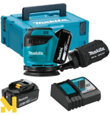 Шліфмашина ексцентрикова акумуляторна Makita DBO180RTJ
