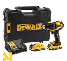 Акумуляторний дриль-шуруповерт безщітковий ударний DeWALT DCD709D2T