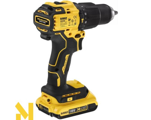 Акумуляторний дриль-шуруповерт безщітковий ударний DeWALT DCD709D2T