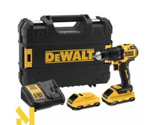 Акумуляторний дриль-шуруповерт безщітковий ударний DeWALT DCD709L2T