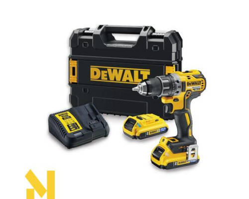 Безщітковий дриль-шуруповерт DeWalt DCD791D2B з Bluetooth акумуляторами