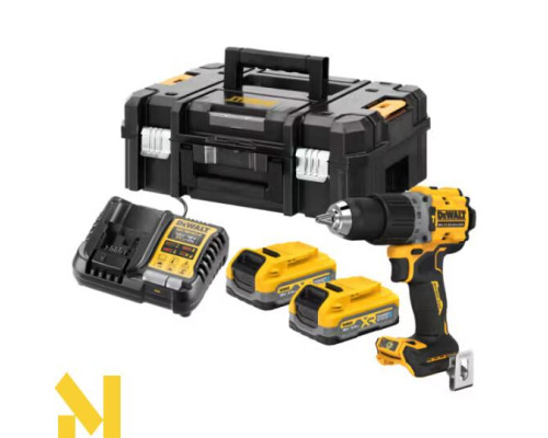 Дриль-шуруповерт акумуляторний ударний DeWALT DCD805S2T