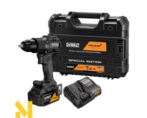 Дриль-шурупокрут акумуляторний McLaren F1 TEAM SPECIAL EDITION DeWALT DCD86MP1T