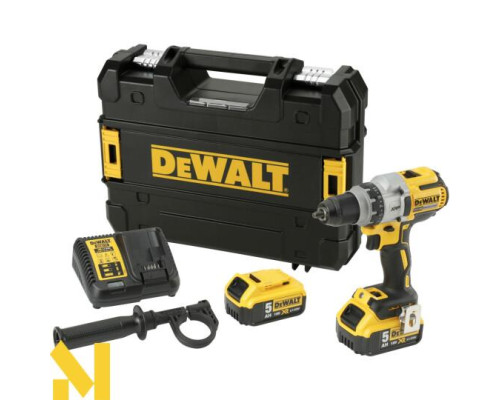 Трьохшвидкісний безщітковий дриль-шуруповерт DeWalt DCD991P2B з Bluetooth акумуляторами