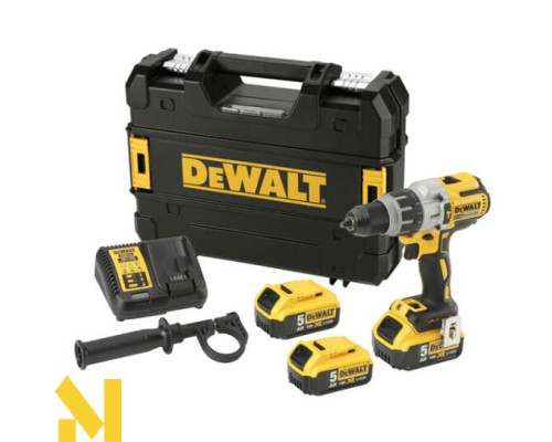 Дриль-шурупокрут акумуляторний безщітковий ударний DeWALT DCD996P3