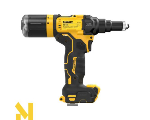 Заклепочник акумуляторний безщітковий DeWALT DCF403NT (без АКБ та ЗП)