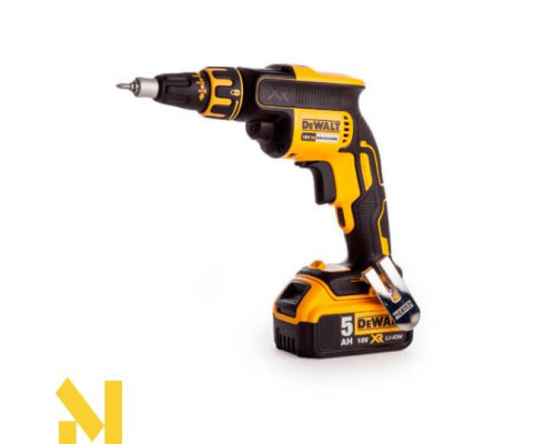 Безщітковий шуруповерт для гіпсокартонних плит DeWalt DCF620P2K