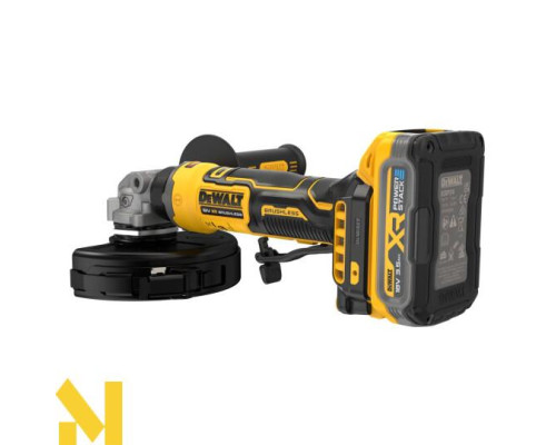Болгарка (кутова шліфмашина) акумуляторна DeWALT DCG404S2T