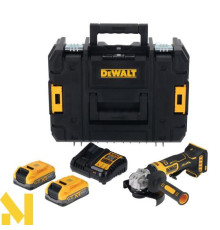 Болгарка (кутова шліфмашина) акумуляторна DeWALT DCG404S2T