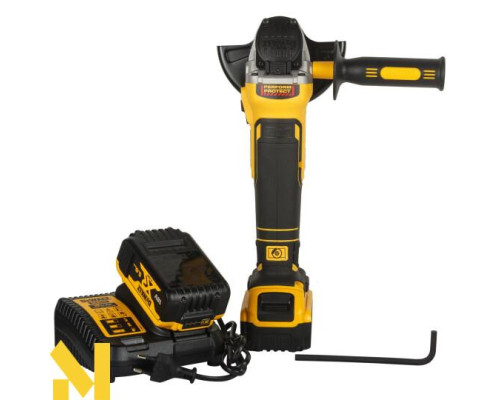 Болгарка (кутова шліфмашина) акумуляторна DeWALT DCG405S2T