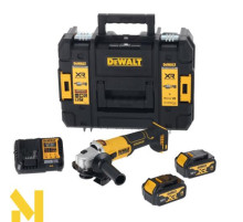 Болгарка (кутова шліфмашина) акумуляторна DeWALT DCG407M2T