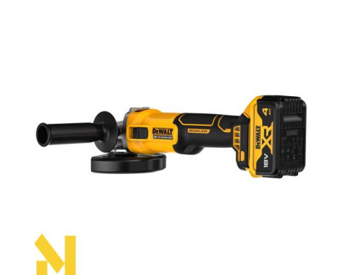 Болгарка (кутова шліфмашина) акумуляторна DeWALT DCG407M2T