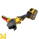 Болгарка (кутова шліфмашина) акумуляторна DeWALT DCG418SHDX2