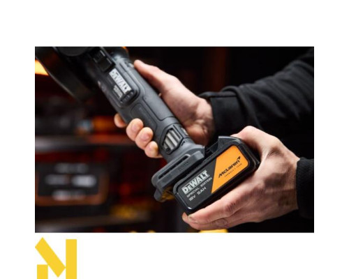 Болгарка (кутова шліфмашина) акумуляторна McLaren F1 TEAM SPECIAL EDITION DeWALT DCG45MP2T
