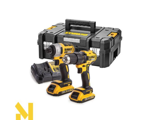 Набір з двох інструментів безщіткових DeWALT DCK2059D2T